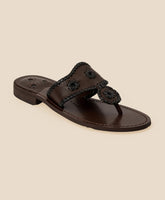 Women Jack Rogers Jacks Leather Flat Sandal