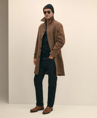 Sale Lambswool Tattersall Balmacaan Coat - Brooks Brothers Discount