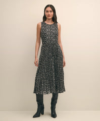 Sale Leaf Motif Jacquard Dress - Brooks Brothers Gift