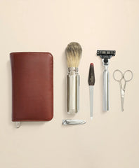 Men Leather Grooming Kit - Brooks Brothers Gift