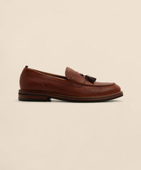 Men Leather Tassel Loafers - Brooks Brothers For sale