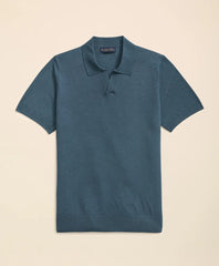 Men Lightweight Luxe All-Season Sweater, Johnny Collar - Brooks Brothers Near me