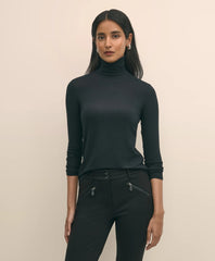 Women Lightweight Modal Cashmere Turtleneck - Brooks Brothers Gift
