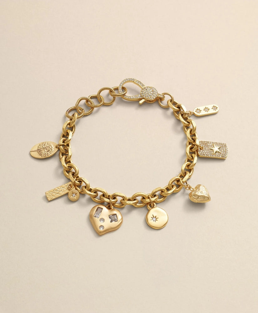 Women Loni Paul Charm Bracelet in 14K Plated Gold - Brooks Brothers sale