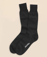 Men Merino Wool Mini Dot Crew Socks - Brooks Brothers
