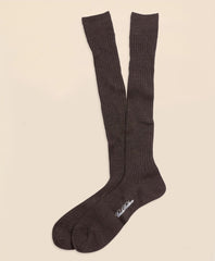 Men Merino Wool Ribbed Over-the-Calf Socks - Brooks Brothers Online