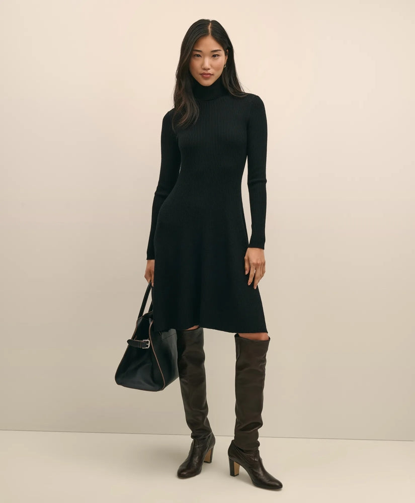 Sale Merino Wool Turtleneck Dress - Brooks Brothers Gift