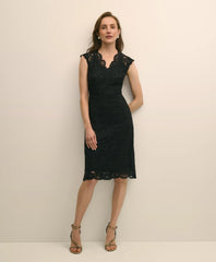 Women Cotton-Viscose Lace Dress - Brooks Brothers For sale