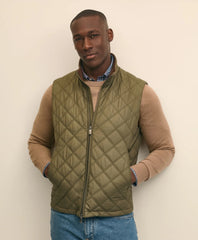 Men Paddock Diamond Quilted Vest