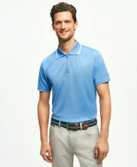 Men Performance Series Quarter-Zip Pique Polo Shirt - Brooks Brothers Near me
