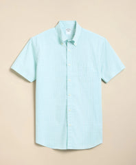 Men Performance Series Stretch Polo Button-Down Collar, Gingham Sport Shirt - Brooks Brothers sale
