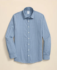 Sale Performance Series Stretch Spread Collar, Check Sport Shirt - Brooks Brothers Near me