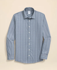 Sale Performance Series Stretch Spread Collar, Glen Plaid Sport Shirt - Brooks Brothers Gift