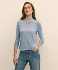 Sale Silk Cashmere Twist Neck Sweater - Brooks Brothers Gift