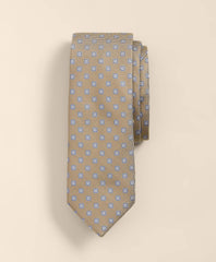 Men Silk Framed Diamond Tie - Brooks Brothers Outlet