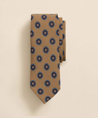 Men Silk Geometric Tie - Brooks Brothers Online