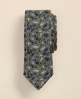 Men Linen Paisley Tie - Brooks Brothers For sale