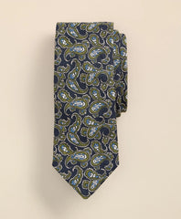 Men Linen Paisley Tie - Brooks Brothers For sale