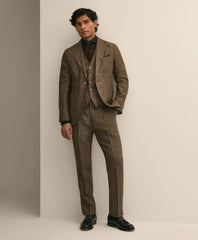 Men Slim Fit Linen Suit Pants - Brooks Brothers US