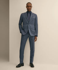 Tailored Slim Fit Wool Check 1818 Suit - Brooks Brothers sale