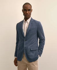 Men Slim Fit Wool Hopsack Sport Coat - Brooks Brothers Online
