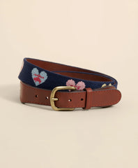Men Smathers & Branson Needlepoint Candy Heart Belt - Brooks Brothers