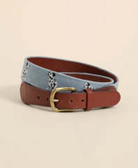 Men Smathers & Branson Needlepoint Dalmatian Belt - Brooks Brothers sale