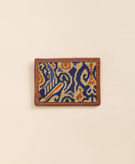 Men Smathers & Branson Needlepoint Ikat Pattern Card Case - Brooks Brothers Outlet