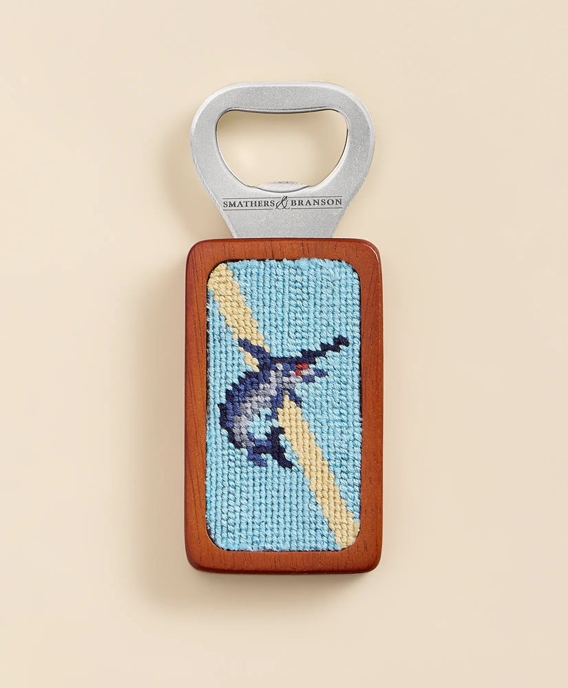 Men Smathers & Branson Needlepoint Marlin Bottle Opener