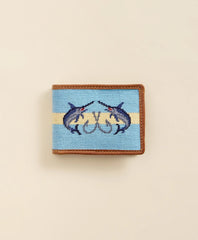 Men Smathers & Branson Needlepoint Marlin Wallet - Brooks Brothers For sale