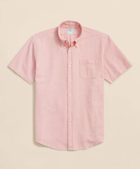 Shirts Stretch Cotton Seersucker Button-Down Collar Short-Sleeve Sport Shirt - Brooks Brothers Near me