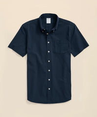 Shirts Stretch Cotton Seersucker Button-Down Collar Short-Sleeve Sport Shirt - Brooks Brothers Near me