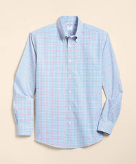 Men Stretch Non-Iron Poplin Polo Button-Down, Sport Shirt - Brooks Brothers On sale
