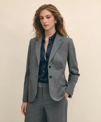 Women The Essentials Brooks Brothers Stretch Wool Jacket - Brooks Brothers Online