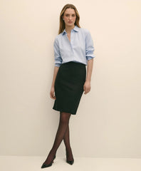 Women The Essentials Brooks Brothers Stretch Wool Pencil Skirt - Brooks Brothers Outlet