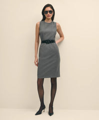 Sale The Essentials Brooks Brothers Stretch Wool Sheath Dress