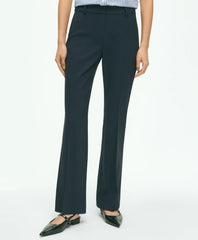 Women The Essentials Brooks Brothers Stretch Wool Flare Leg Trousers - Brooks Brothers Outlet