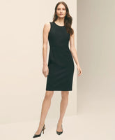 Women The Essentials Brooks Brothers Stretch Wool Sheath Dress - Brooks Brothers Online