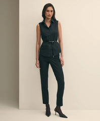 Women The Essentials Brooks Brothers Stretch Wool Slim Crop Pants - Brooks Brothers Gift