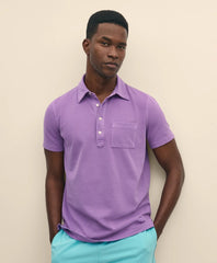 Men The Vintage Short-Sleeve Garment Dyed Polo Shirt - Brooks Brothers For sale