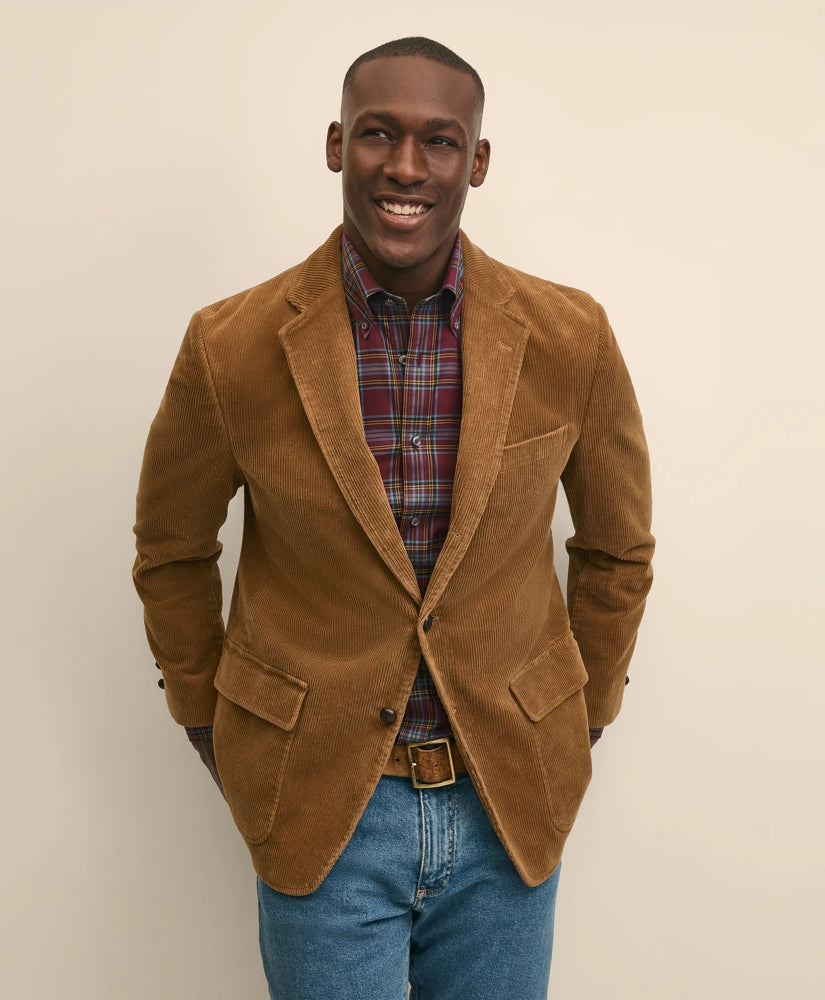 Sale No. 1 Sack Sport Coat in Wide-Wale Cotton Corduroy - Brooks Brothers Gift