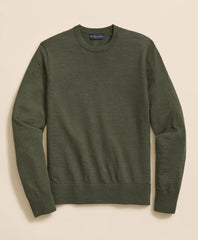 Men Ultimate Merino Wool Crewneck Sweater - Brooks Brothers US