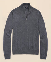 Men Ultimate Merino Wool Full Zip Sweater - Brooks Brothers Online