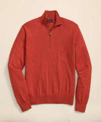 Men Ultimate Merino Wool Quarter-Zip Sweater - Brooks Brothers Gift