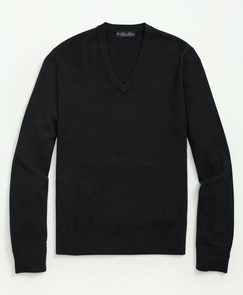 Men Ultimate Merino Wool V-Neck Sweater - Brooks Brothers Near me