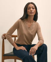 Women Ultimate Merino Wool V-Neck Sweater - Brooks Brothers On sale