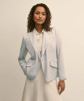 Women Viscose Melange Tweed Double-Breasted Jacket - Brooks Brothers