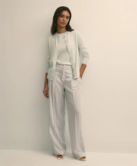 Sale Viscose Striped Pants - Brooks Brothers Online