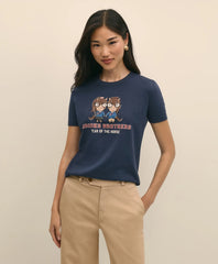 Sale Women's Lunar New Year 100% Cotton Graphic T-Shirt - Brooks Brothers On sale