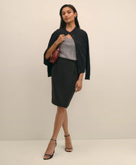 Sale Wool Blend Wrap Skirt - Brooks Brothers Outlet
